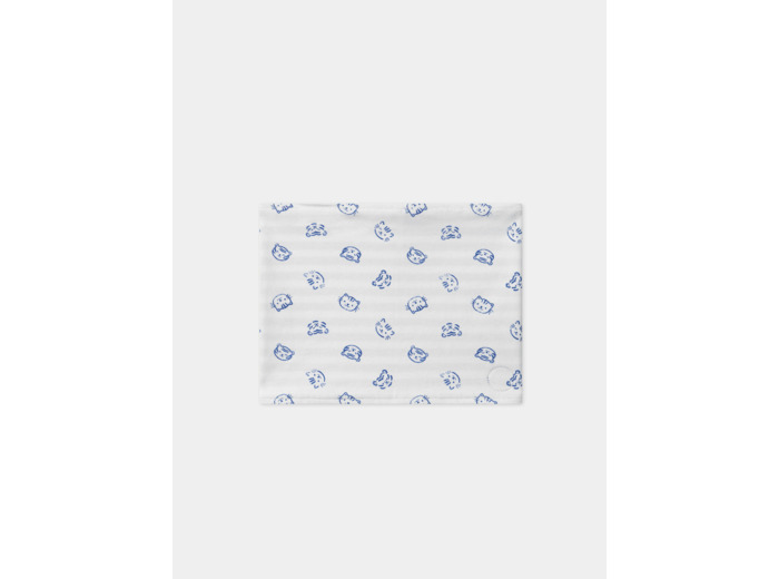 Snood jersey réversible imprimé chat