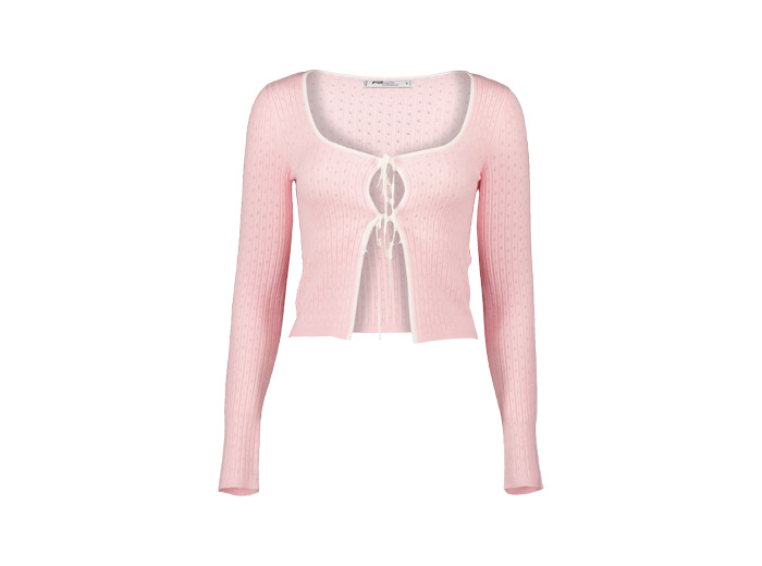 Gilet en pointelle
