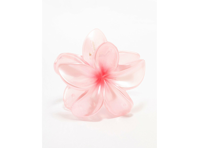 Pink Tropical Hair Claw Clip