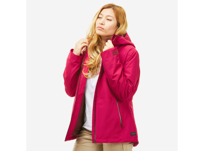 Veste 3en1 imperméable de randonnée - sh500 mountain -10°c - femme