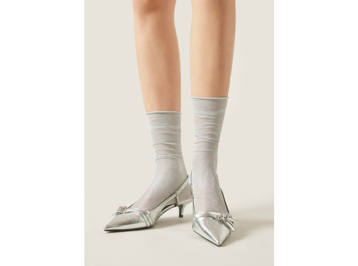 Chaussettes opaques à paillettes