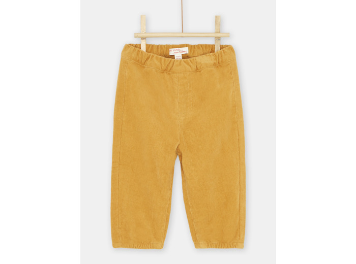 Pantalon en velours miel bébé garçon
