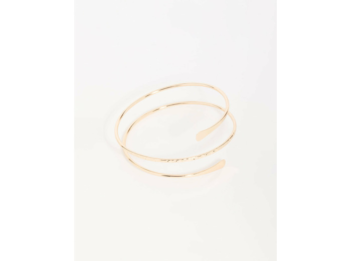 Gold Harmered Arm Cuff