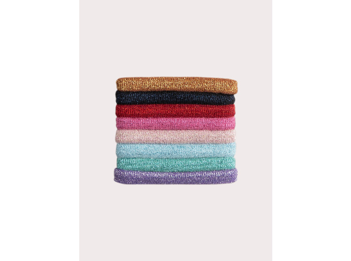 Lot d'élastiques multicolores pour fille