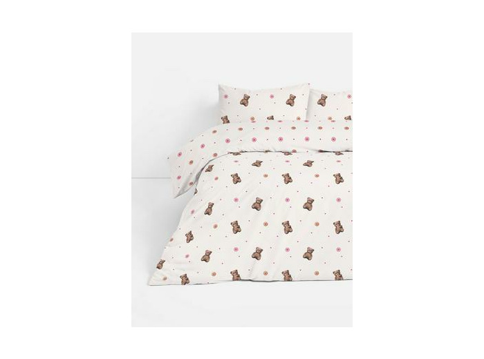 Parure de lit double à motif ourson