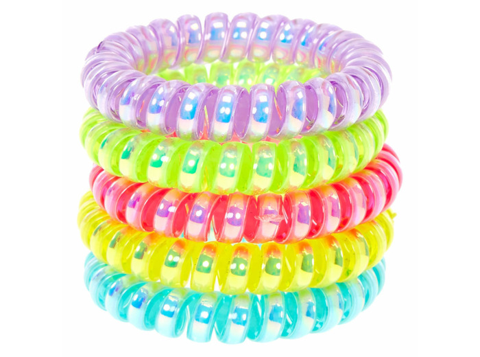 Bracelets torsadés fluo Claire's Club - Lot de 5