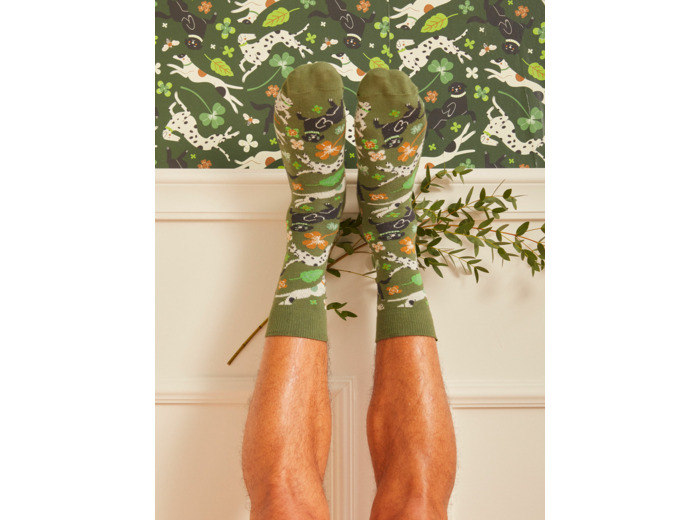 Chaussettes Kaki