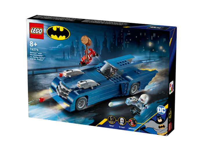 Batman Avec La Batmobile Contre Harley Quinn Et Mr. Freeze Lego Super Heroes 76274