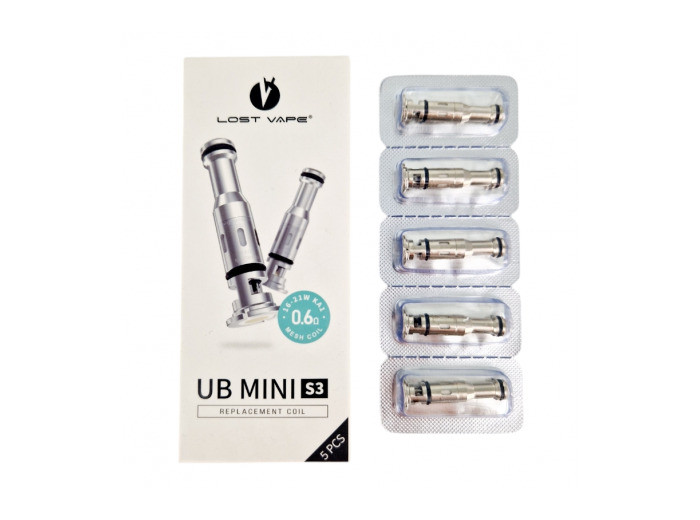 Pack de 5 résistances Mesh UB Mini Lost Vape