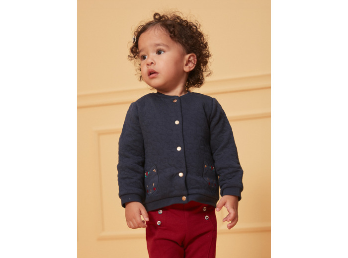 Cardigan matelassé