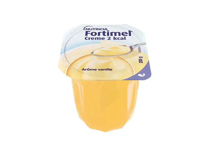 Fortimel Crème 2 Kcal Nutriment Vanille 4 Coupelles/200g