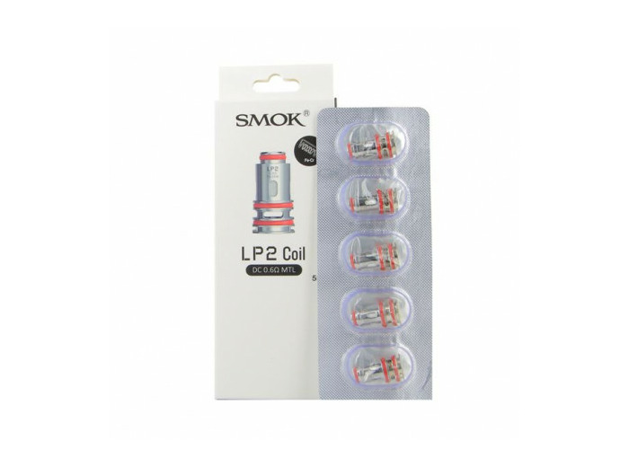 Pack de 5 résistances LP2 DC 0,6ohm Smok