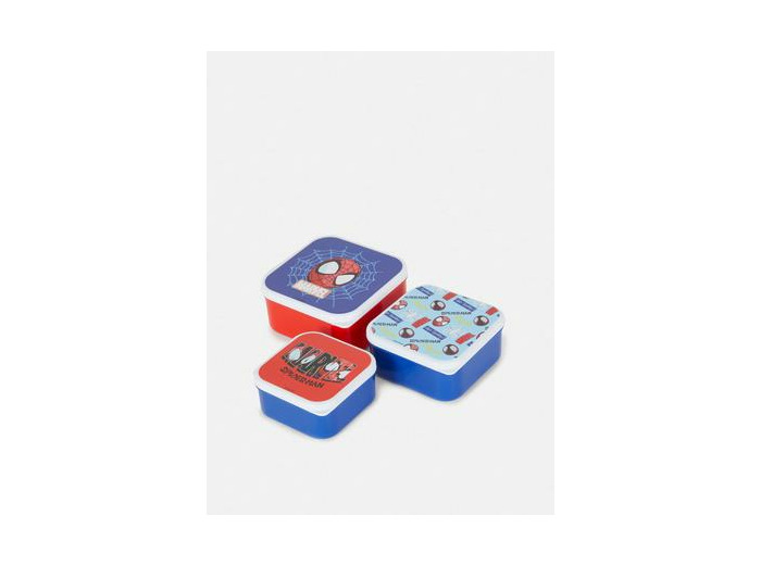 Lot de 3 boîtes à encas empilables MARVEL Spider-Man