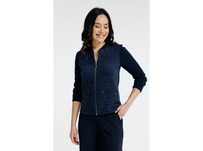 Cardigan avec matelassage