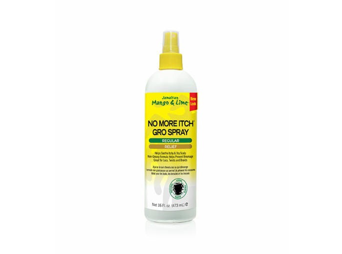 No More Itch Gro Spray 8 oz – Apaisez, Protégez et Sublimez Vos Locs, Twists et Tresses