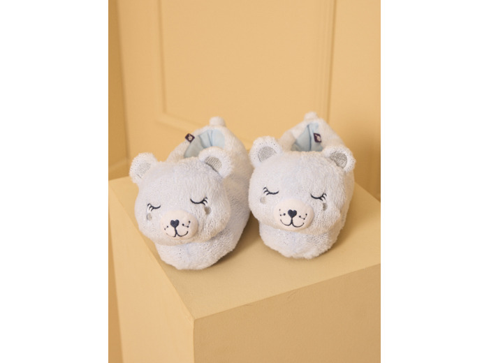 Pantoufle 3D Bleue
