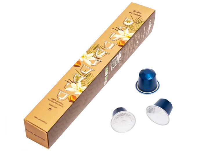 Café aromatisé «Dulce de leche» étui Caps x10