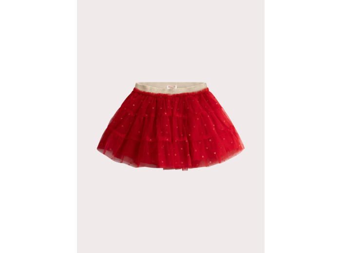Jupe rouge pour bébé fille