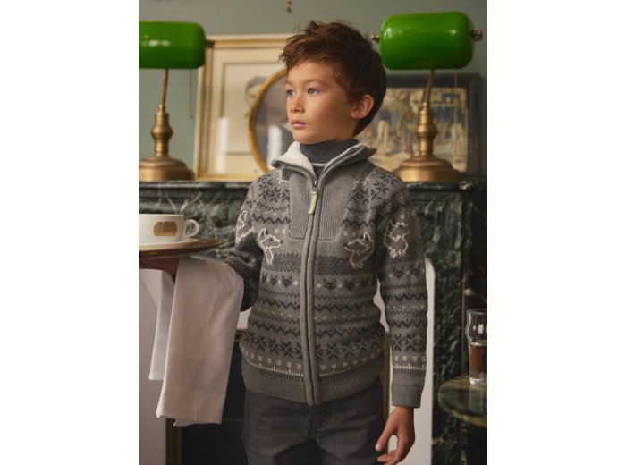 Gilet Jacquard