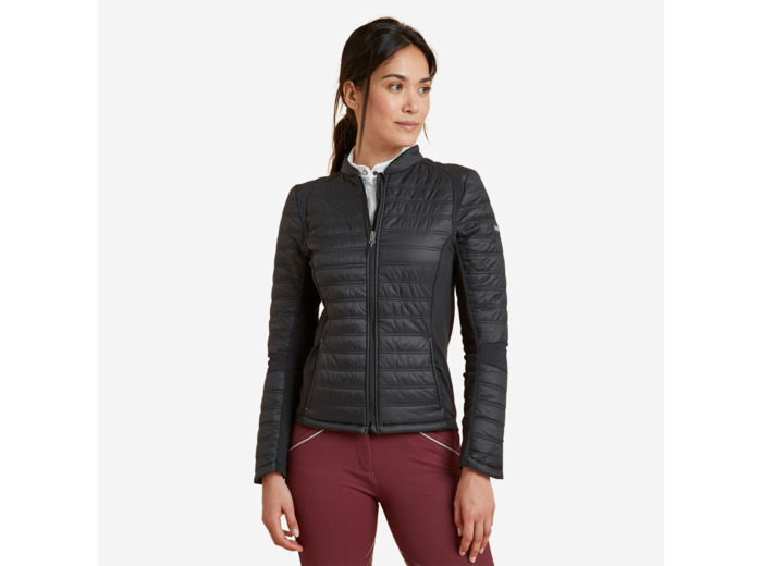 Veste équitation femme noir 900