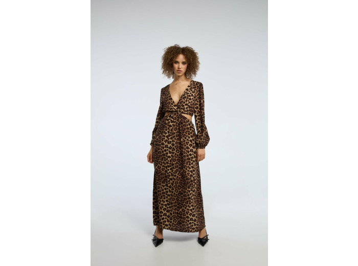 Robe longue en viscose