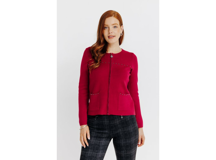 Cardigan Zippé