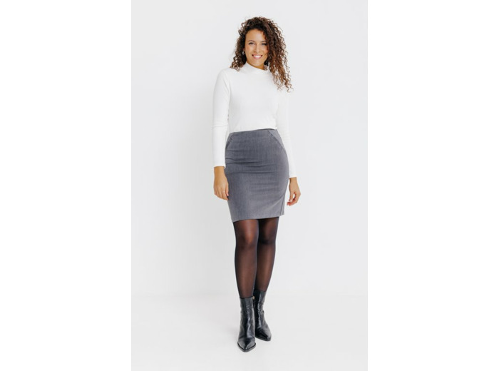 Jupe Genoux City Doublee