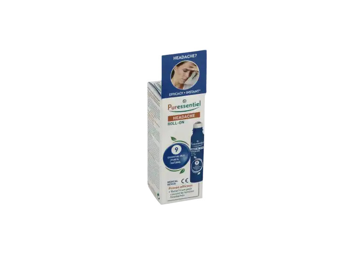 Puressentiel Bien-être Roller Maux De Tête Aux 9 Huiles Essentielles - 5 Ml