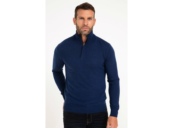 Pull Col Montant Zippé