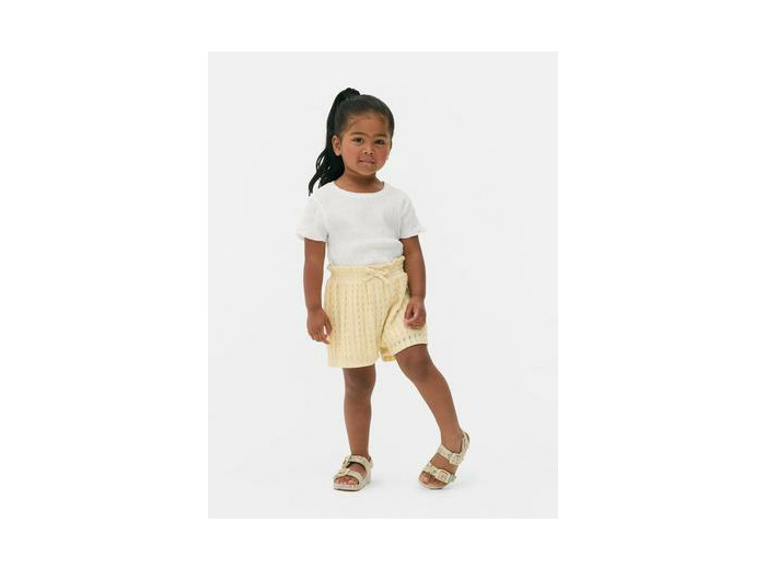 1,5–8 ans | T-shirt texturé à finitions ondulées