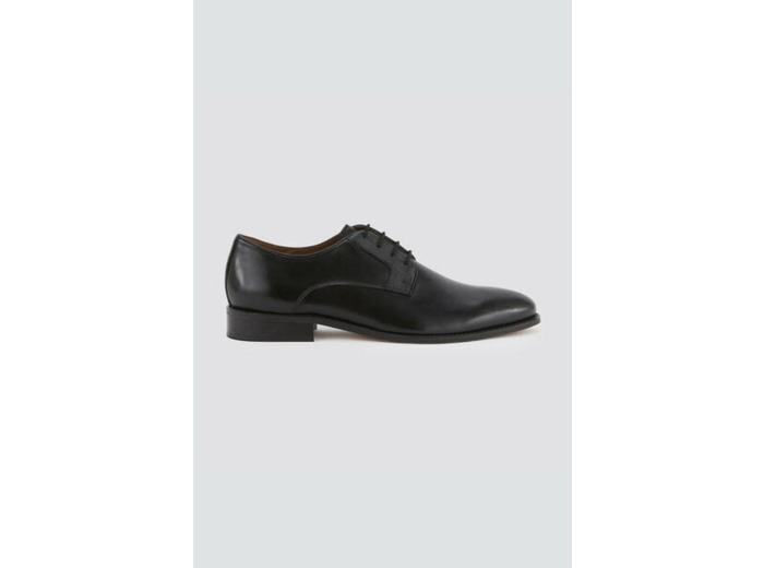 Chaussures de costume derby en cuir - Noir