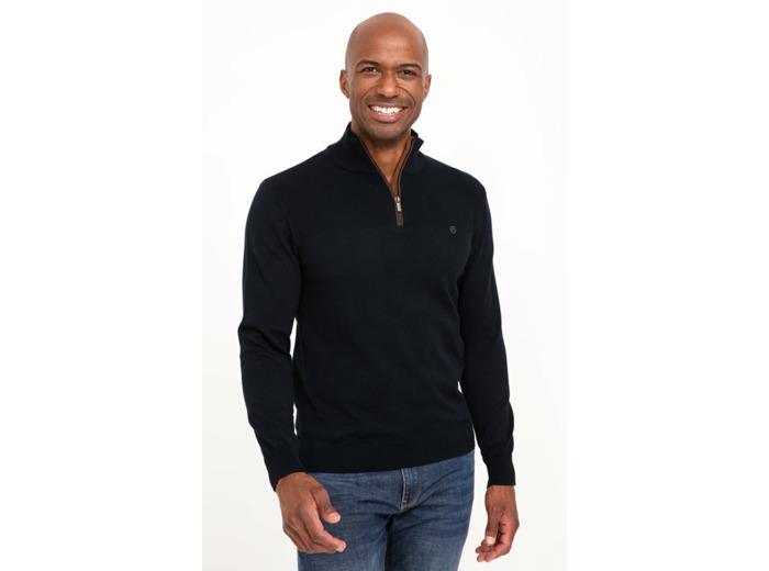 Pull Col Montant Zippé