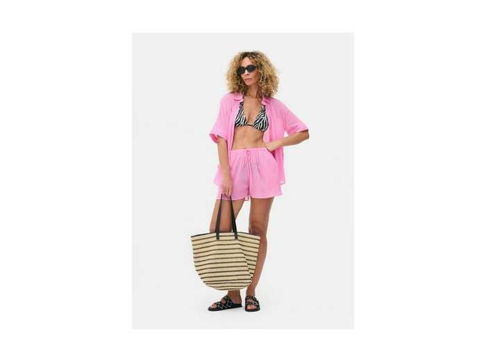 Short de plage froncé