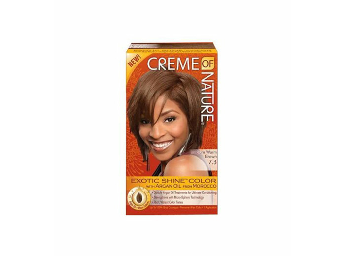 CREME OF NATURE GEL ARGAN MEDIUM WARM BROWN 7.3