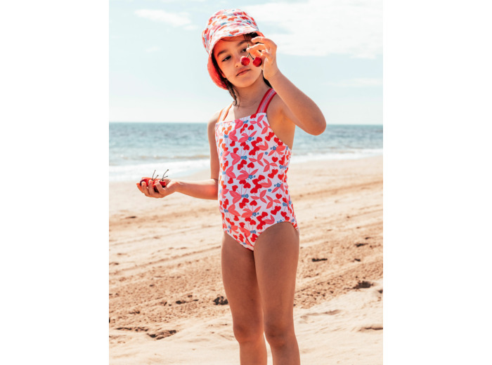Maillot de bain une pièce réversible imprimé