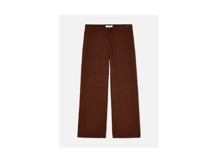 Pantalon large froncé