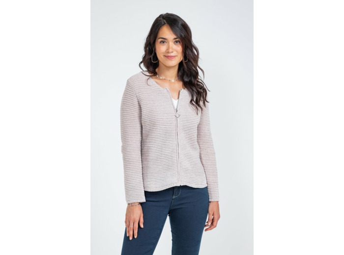 Cardigan Zippé