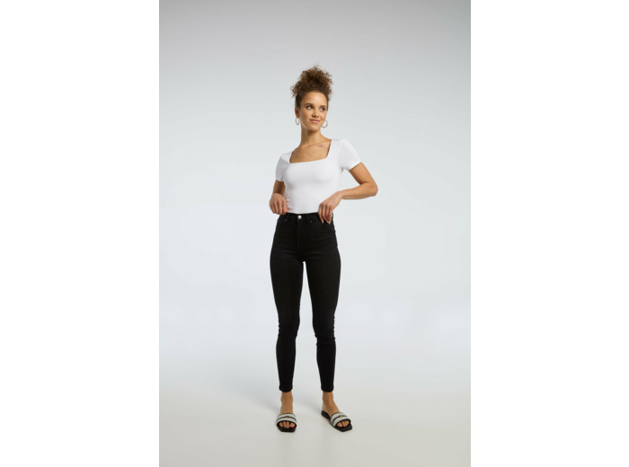 Jeans skinny taille haute