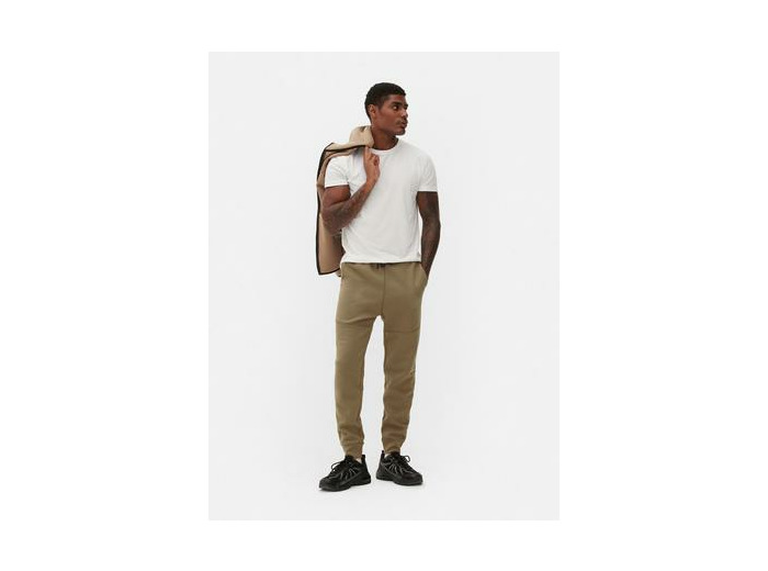 Bas de jogging contrecollé coupe slim