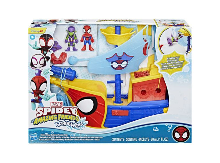 BATEAU DE PIRATES À BULLES - SPIDEY WATERWEBS