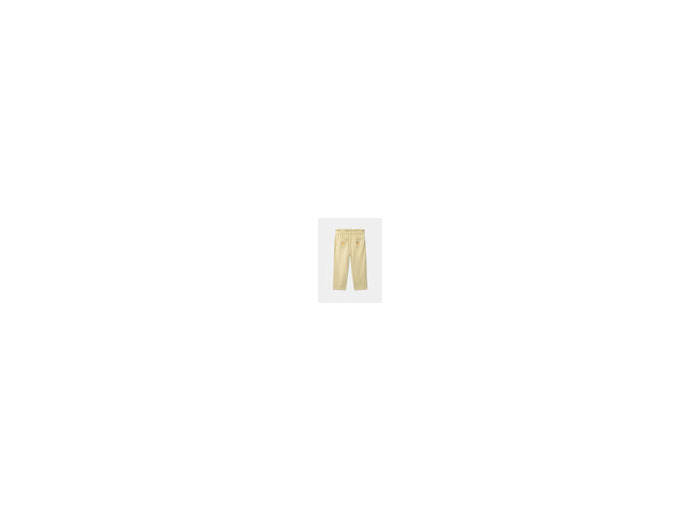 pantalon jaune brodé
