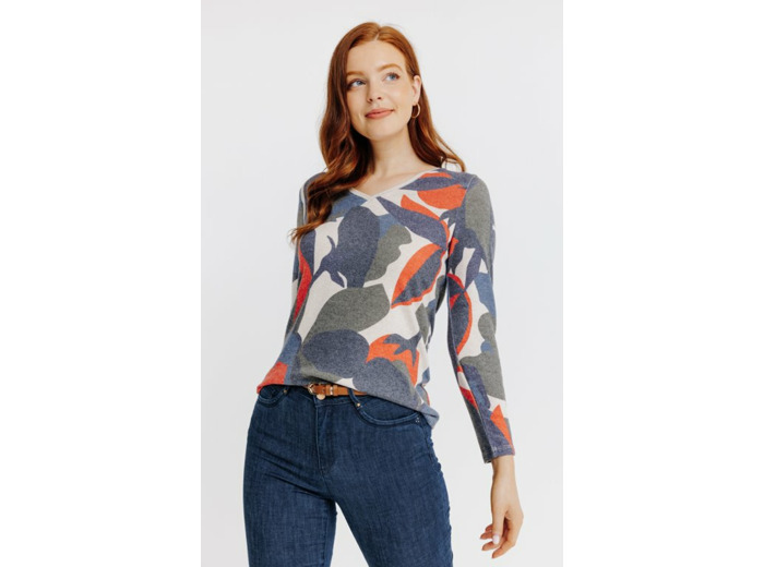 T-Shirt Manches Longues Col V