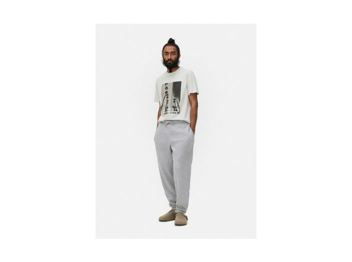 Bas de jogging à taille et chevilles élastiquées
