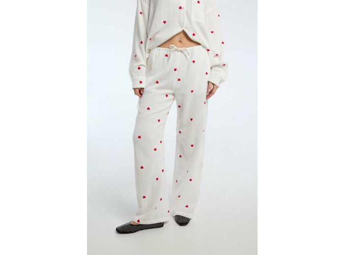 pantalon mousseline