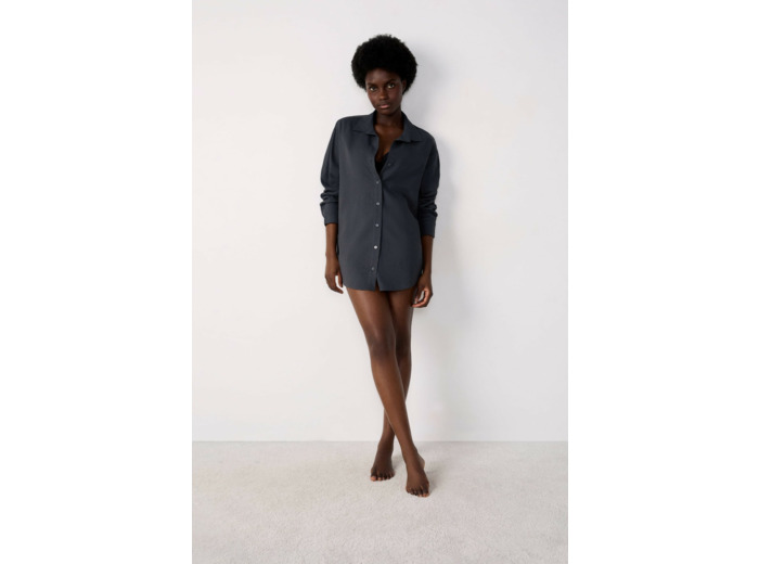 Chemise de plage rayée