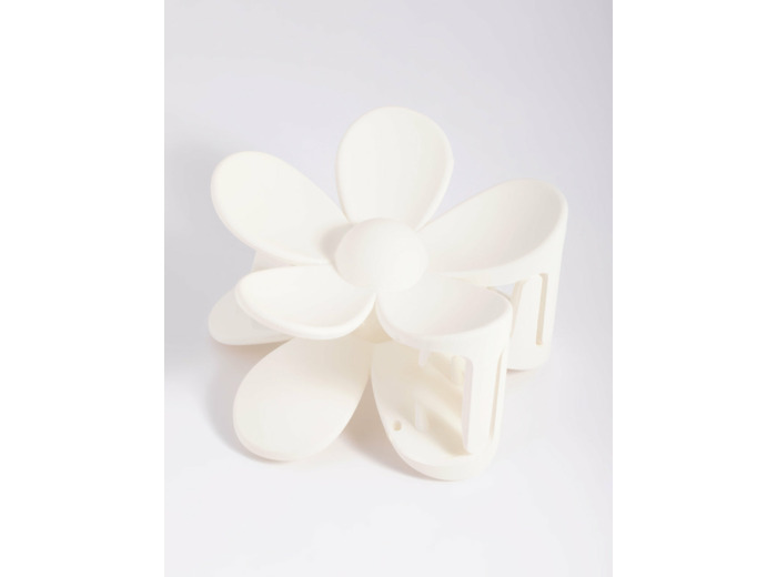 90s White Daisy Flower Claw