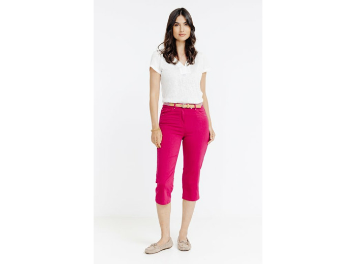 Pantalon coupe corsaire sous les genoux