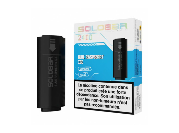 Pack de 2 Pods Solobar 2400 2ml 20mg Solobar