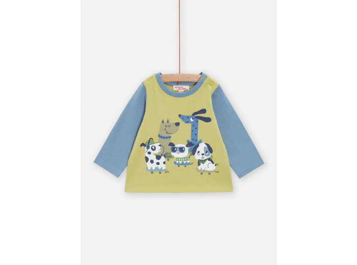 Tee Shirt Manches Longues Vert