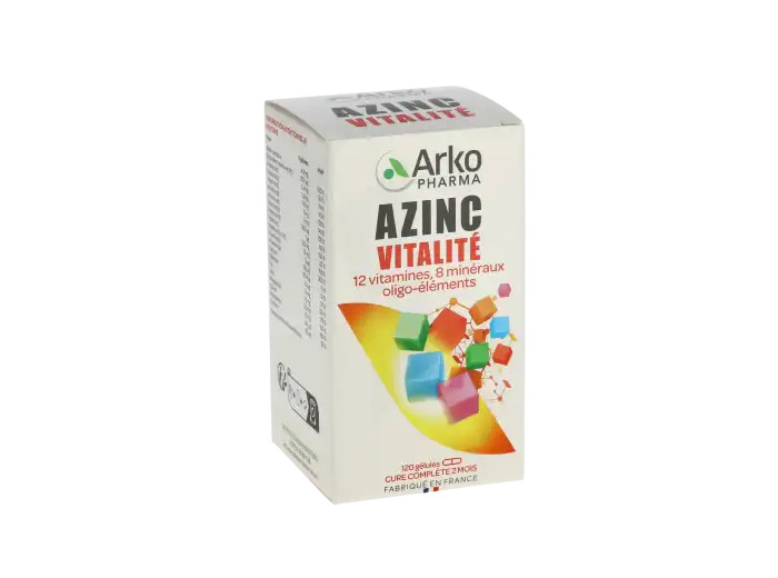 Azinc Forme Et Vitalité Gélules Dès 15 Ans Fl/120